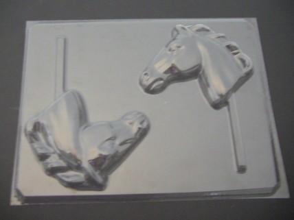 600 Horse Head Large Chocolate or Hard Candy Lollipop Mold